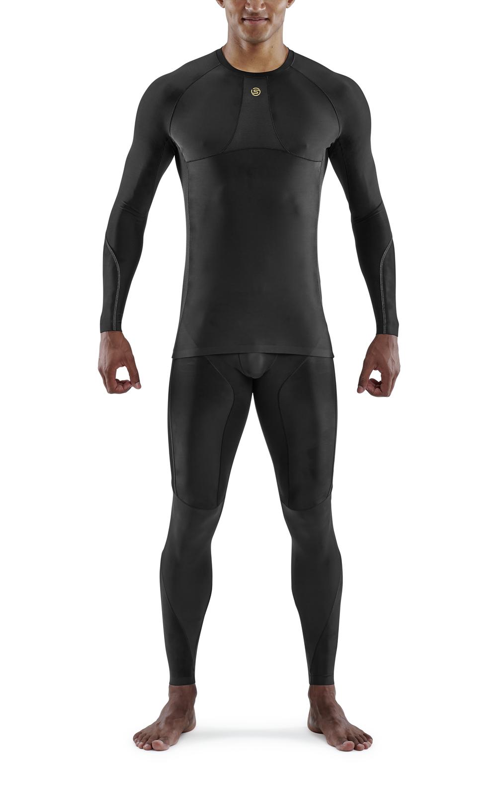 SKINS SERIES-3 Men's Long Sleeve Shirt Black – Skins Compression Australia