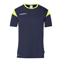 Squad 27 Short Sleeve Shirt Navy/Fluoro Yellow