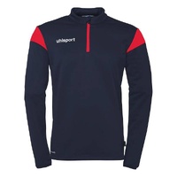 Squad 27 1/4 Zip Top Navy/Red [Size: L]