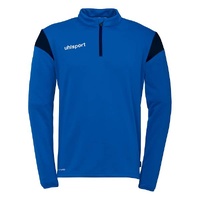 Squad 27 1/4 Zip Top Azure Blue/Navy