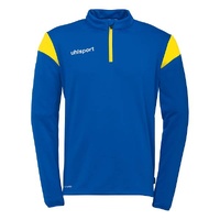 Squad 27 1/4 Zip Top Azure Blue/Lime Yellow [Size: L]