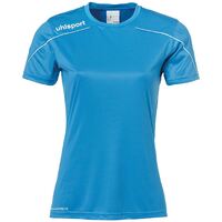 Stream 22 S/S Shirt Women Cyan/White