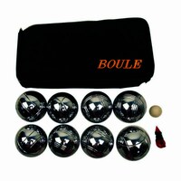 Boule Set Chromed Metal with Nylon Carry Bag