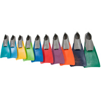 Long Blade Swim Fins Colour by Size