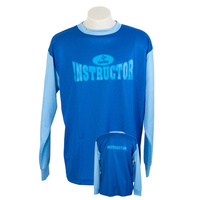 Unisex Mock Mesh Long Sleeve Instructor T-Shirt  