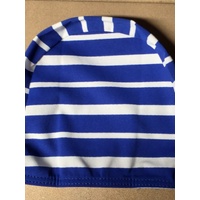 Kids Polyester Cap Royal/White Stripe 