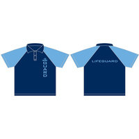 Lifeguard Unisex Micromesh Short Sleeve Polo  