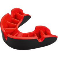 OPRO Mouthguard Adult Silver - Black/Red