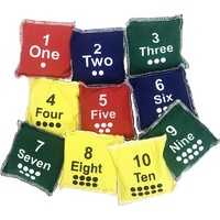 Cotton Bean Bag 10pc Numbered Set