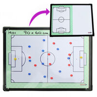 Coaches Tactic Board Midi 90cm x 60cm Two Sided