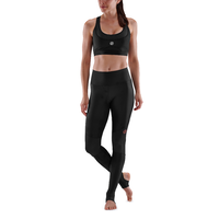 SKINS SERIES-5 Women's Travel & Recovery  Long Tights Charcoal