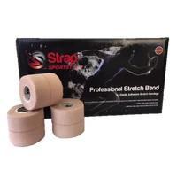 Strapit 100mm Professional Stretch Band (Red Line) - Bulk (8 Rolls)
