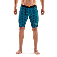 SKINS SERIES-3 Men's Half Tights Black Wave