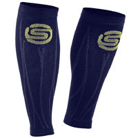 SKINS SERIES-3 Unisex Seamless Recovery Calf Sleeves Navy Blue