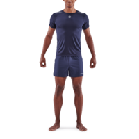 SKINS SERIES-3 Men's Short Sleeve Shirt Navy Blue