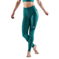 SKINS SERIES-3 Women's Skyscraper Tights Lt Teal Angle