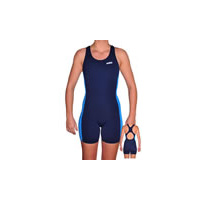 Womens Surge Back Panel Leg Suit  