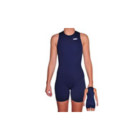 Womens Zip Back Leg Suit  